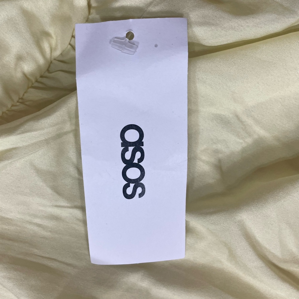 ASOS Design Ruched Front Bandeau Beach Midi Dress in Ombre Print NWT - Picture 12 of 15